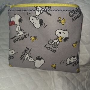 Snoopy Gray and Yellow Wallet